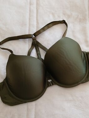 Victoria's Secret Olive Green Padded Strappy Bra